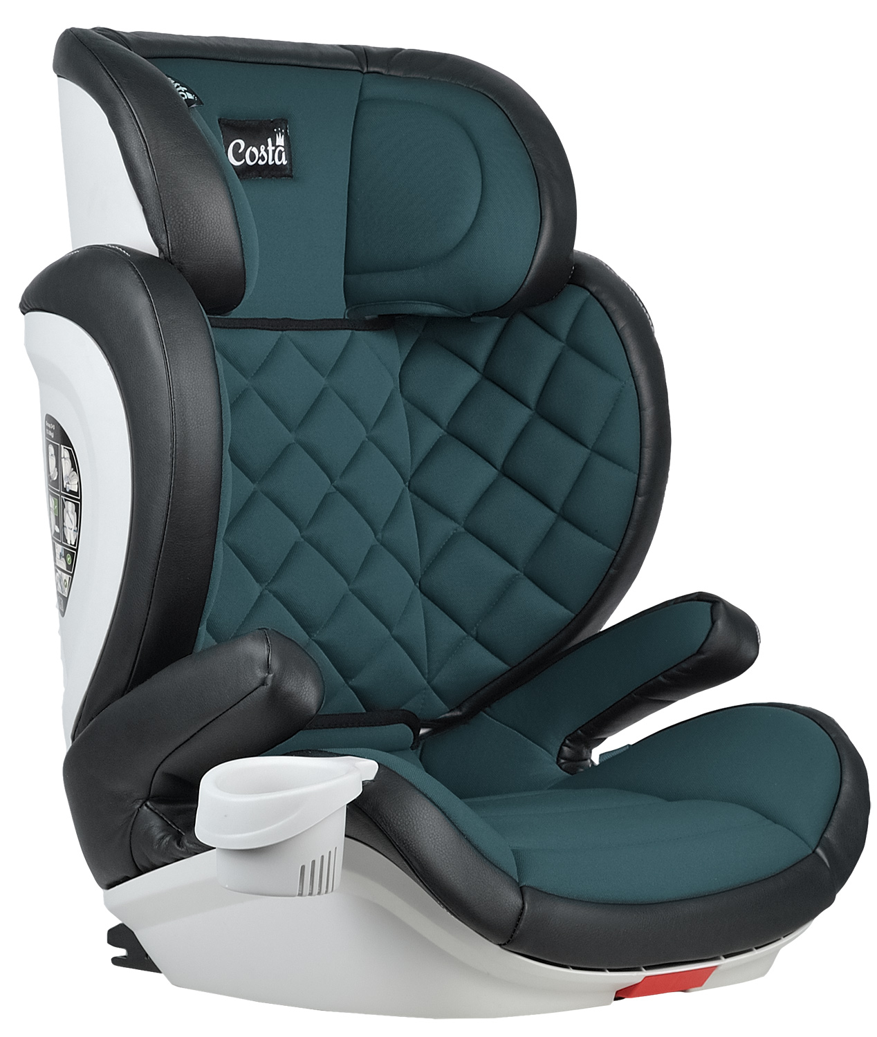 Автокресло Costa YB802 Isofix 2/3 (15-36 кг) зеленый - фото 10