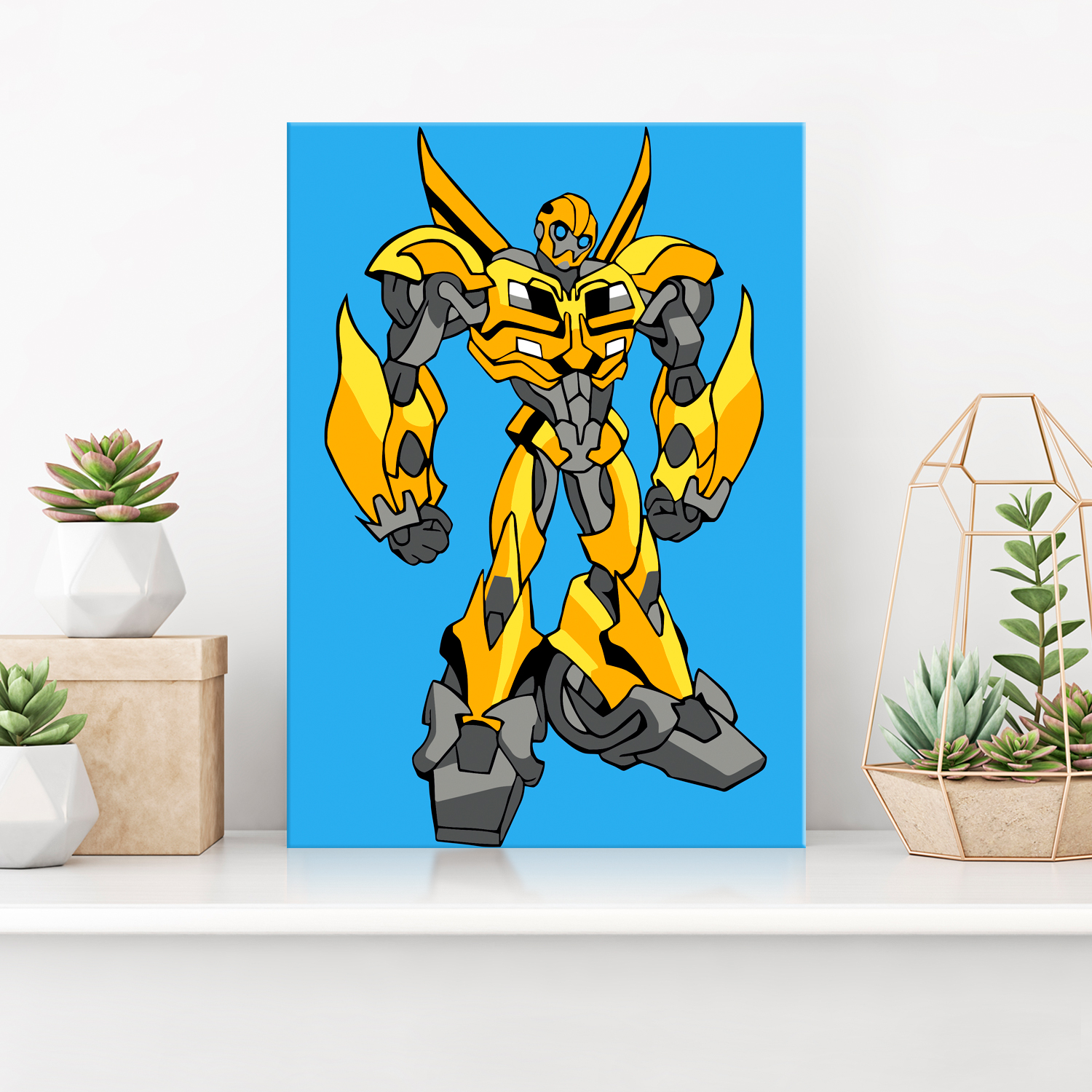 Картина по номерам Hobby Paint Желтый трансформер в ассортименте - фото 3