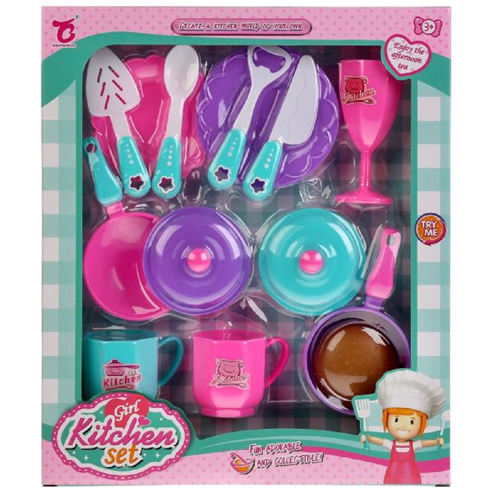 Игрушка Игротрейд Посуда 14 предм. - фото 1