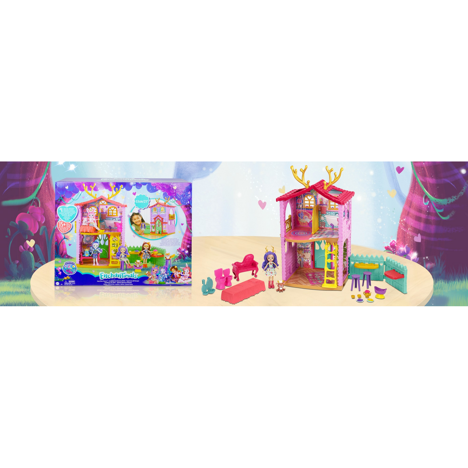 Домик для кукол Enchantimals 53 см GYJ18 - фото 15