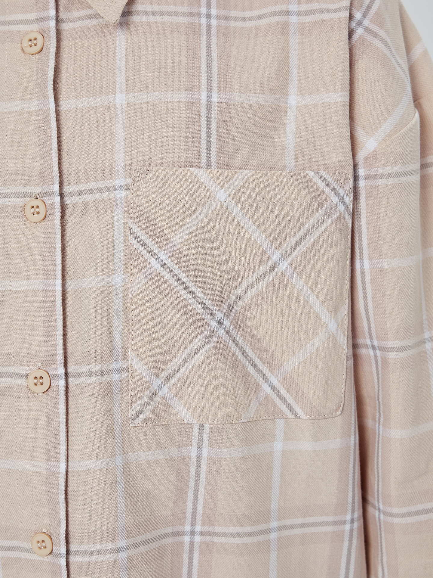 Рубашка Mark Formelle (Марк Формэль) 127981/бежевая клетка - фото 6