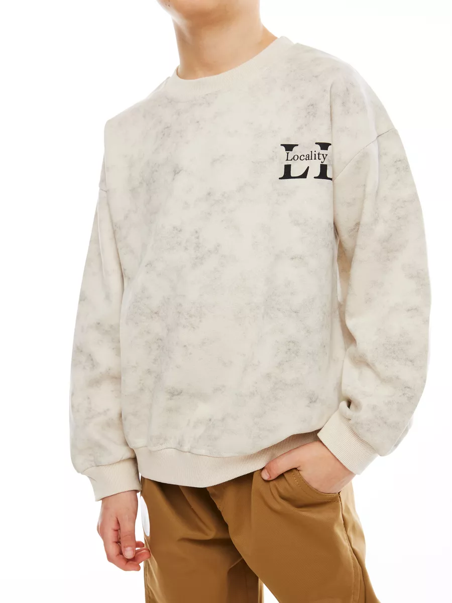 Свитшот Locality Kids СВ03/beige - фото 3