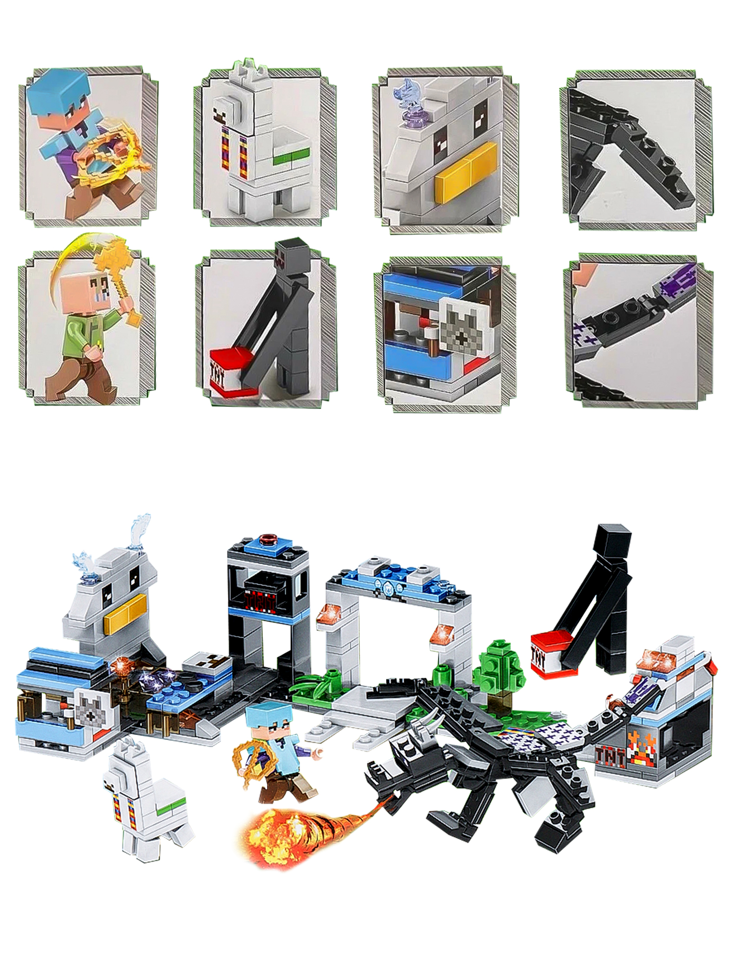 Конструктор Madliani Нападение дракона 430 дет. - фото 2