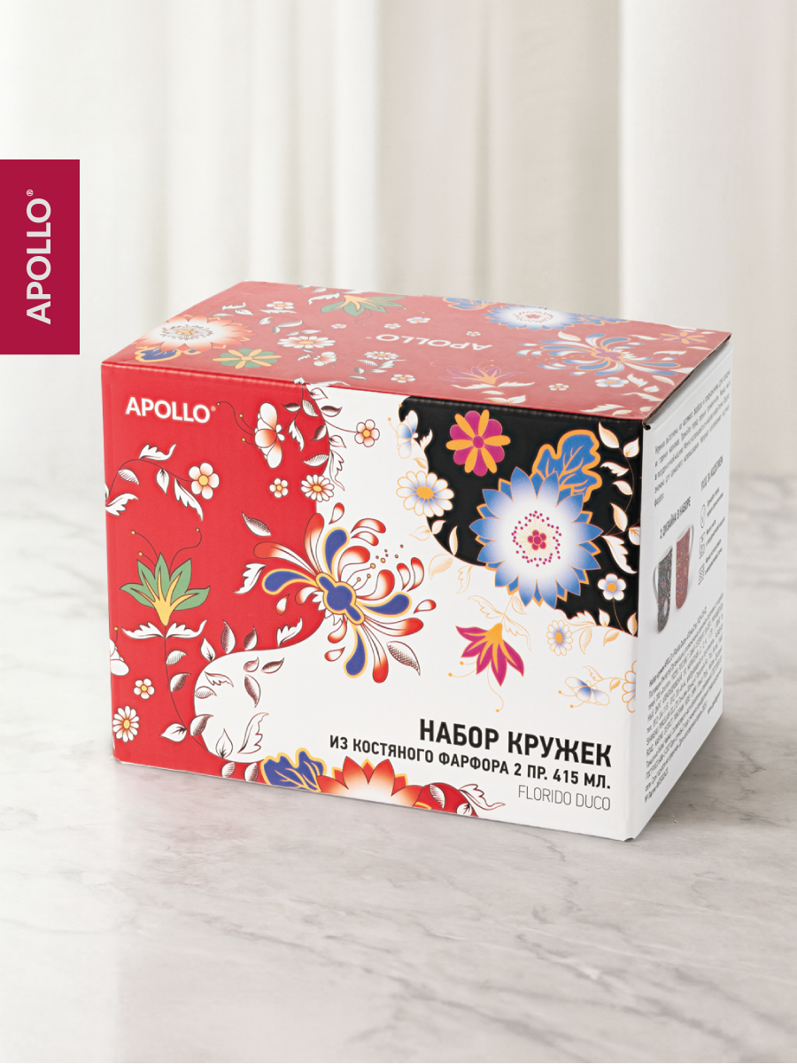Набор кружек APOLLO 415 мл 2 предмета - фото 8