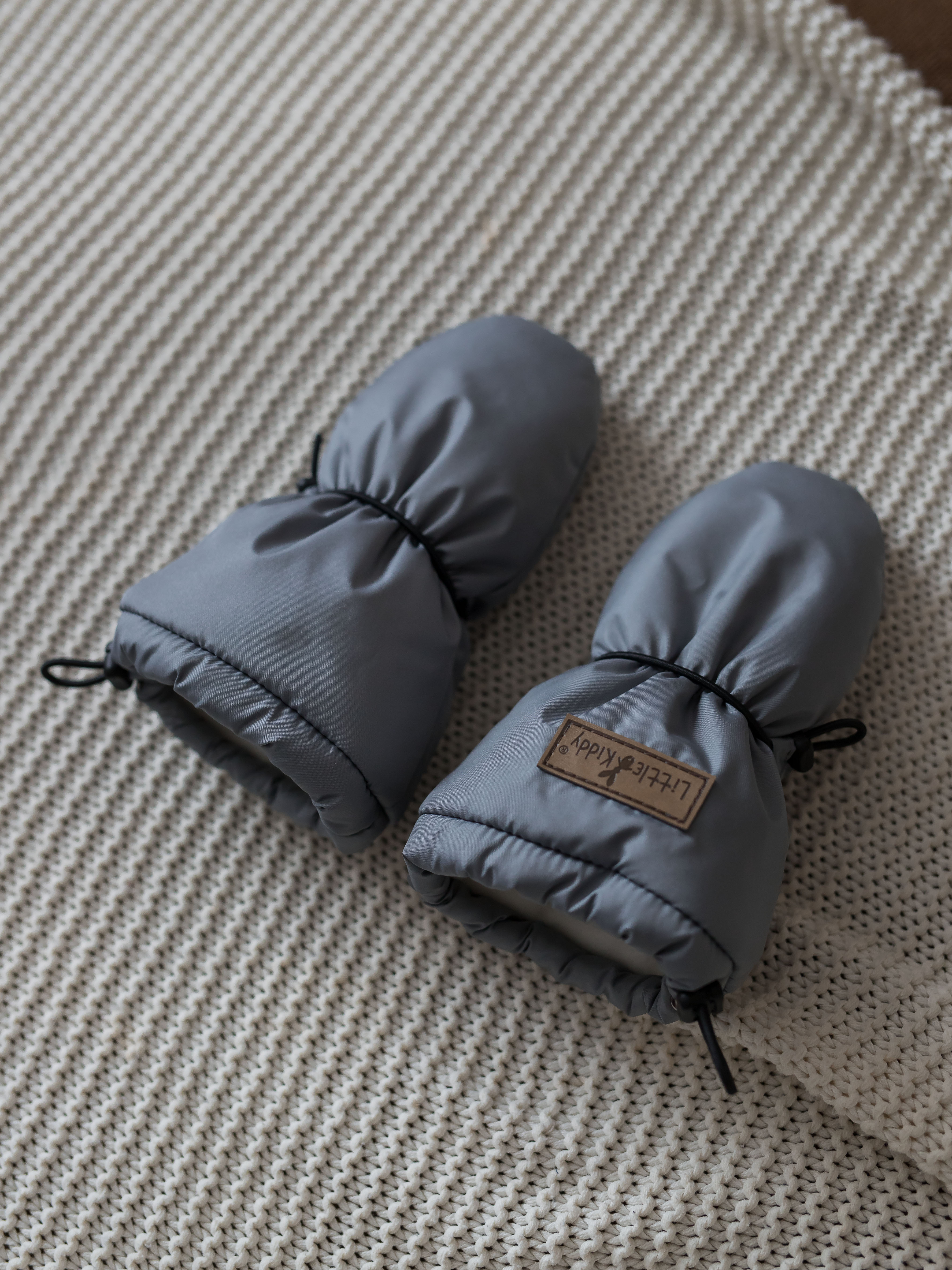 Варежки LittleKiddy varegki_demiсерый - фото 6