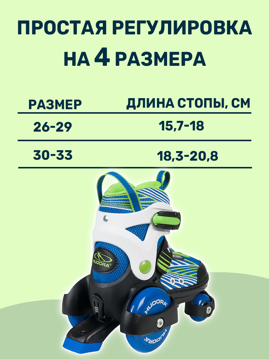 Роликовые коньки HUDORA XXS 26-29 - фото 5
