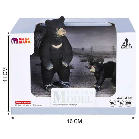 Игровой набор Masai Mara Семья гималайских медведей