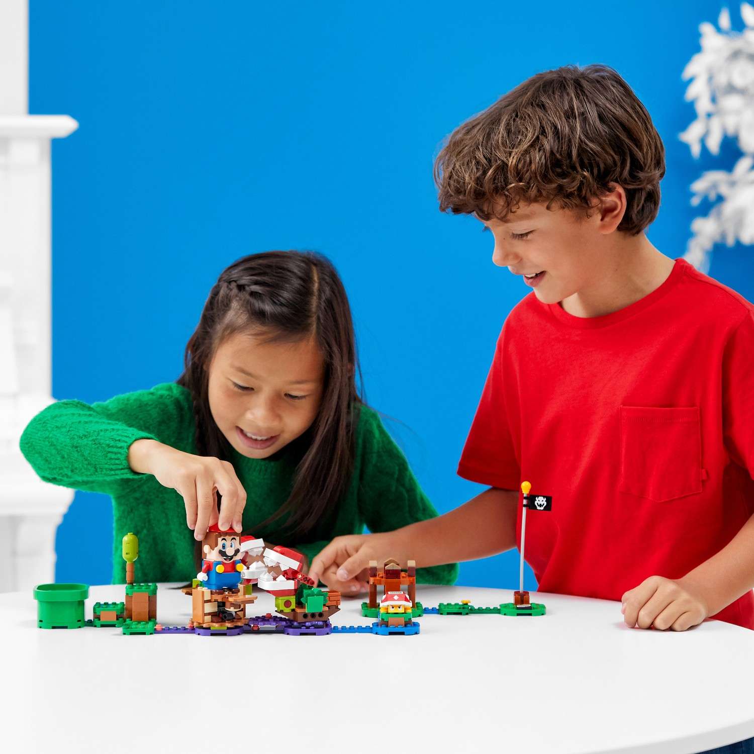 Конструктор LEGO Super Mario Испытание растения-пираньи блочный - фото 10