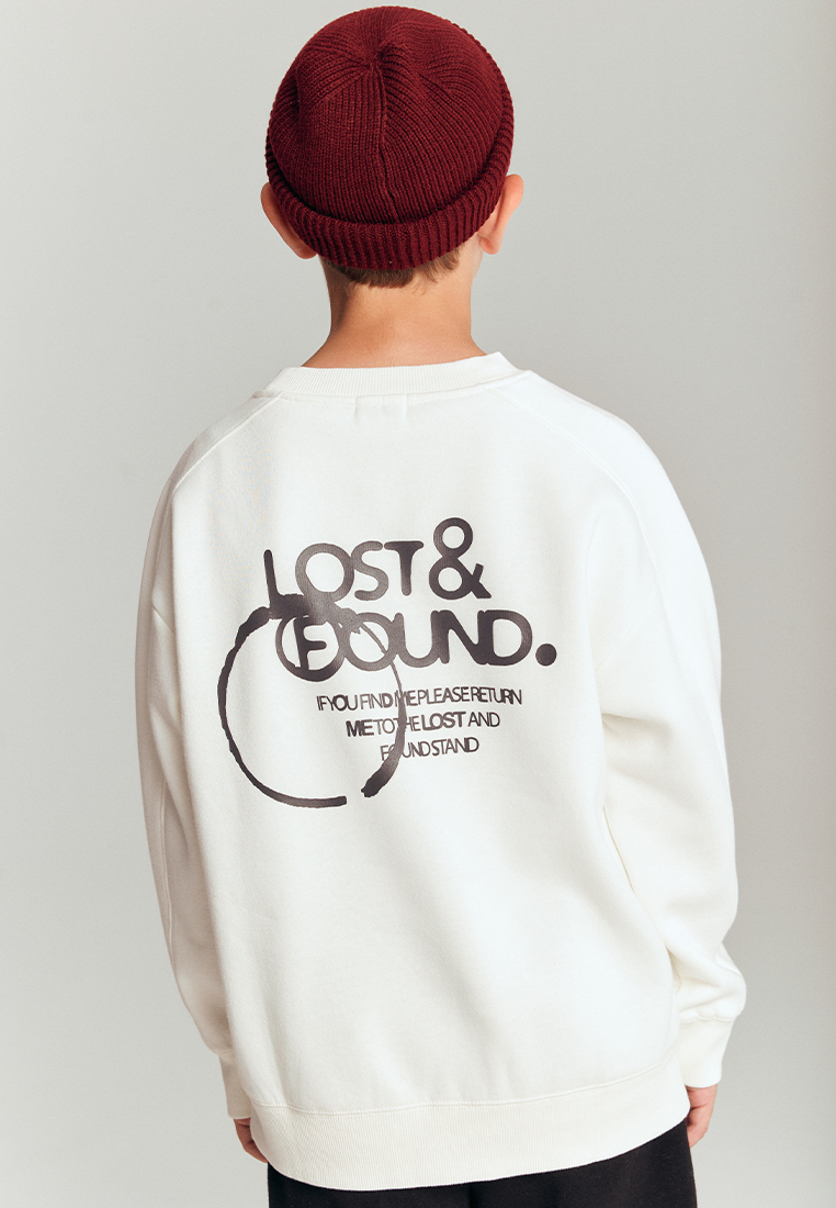 Cвитшот artie W25K03T-1515M/Молочный - фото 4