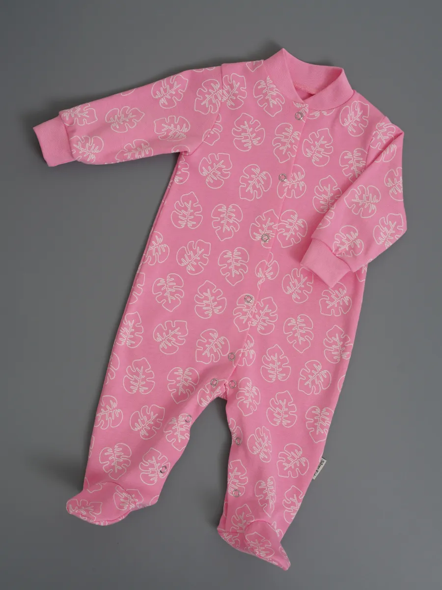 Комбинезон 3 шт Супер Пупс нбр/3пр/ком/сл/SK18розовыйлисточкиветочки - фото 14