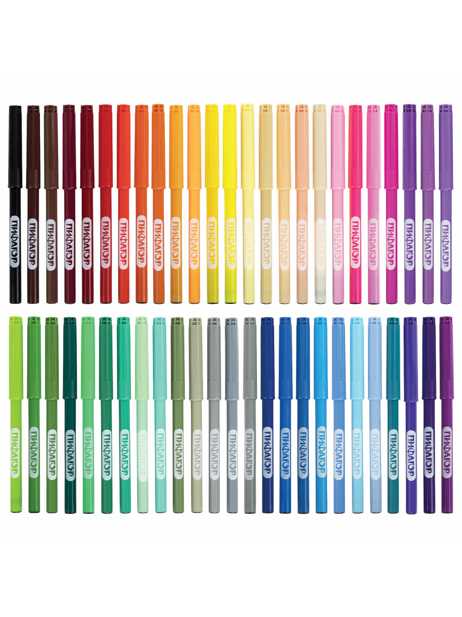 Фломастеры Пифагор 50 шт. - фото 9