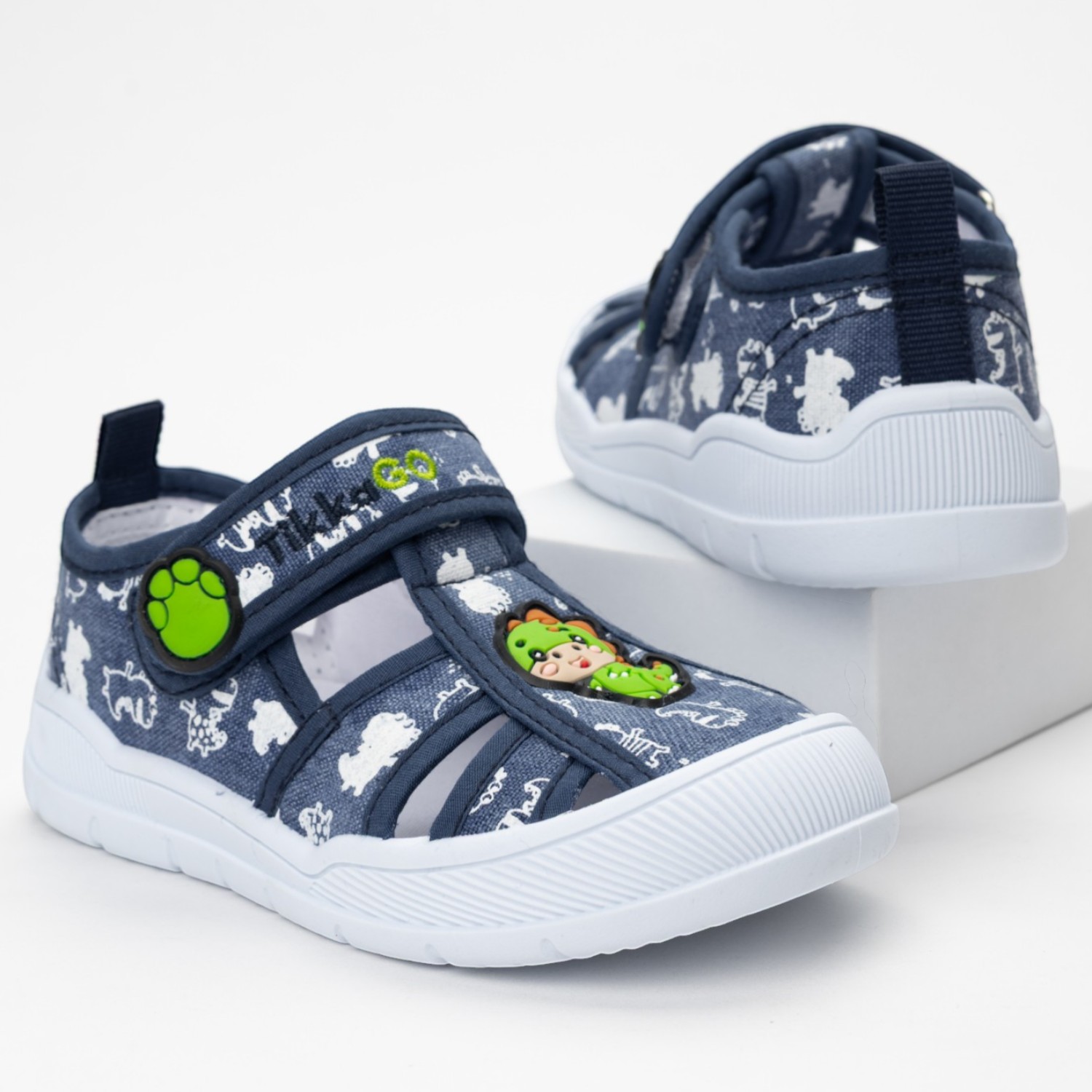 Сандалии TikkaGo 4J25_25422_navy_jeans - фото 2