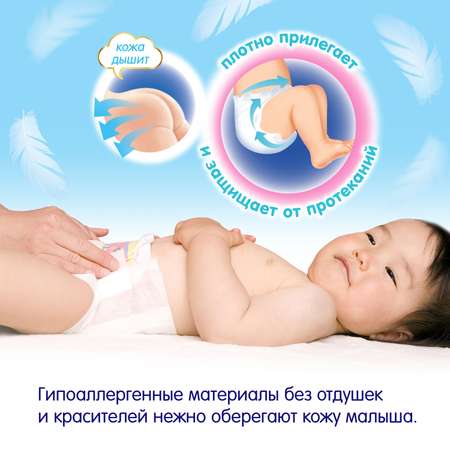 Подгузники MANU S (4-8 кг) 84 шт.