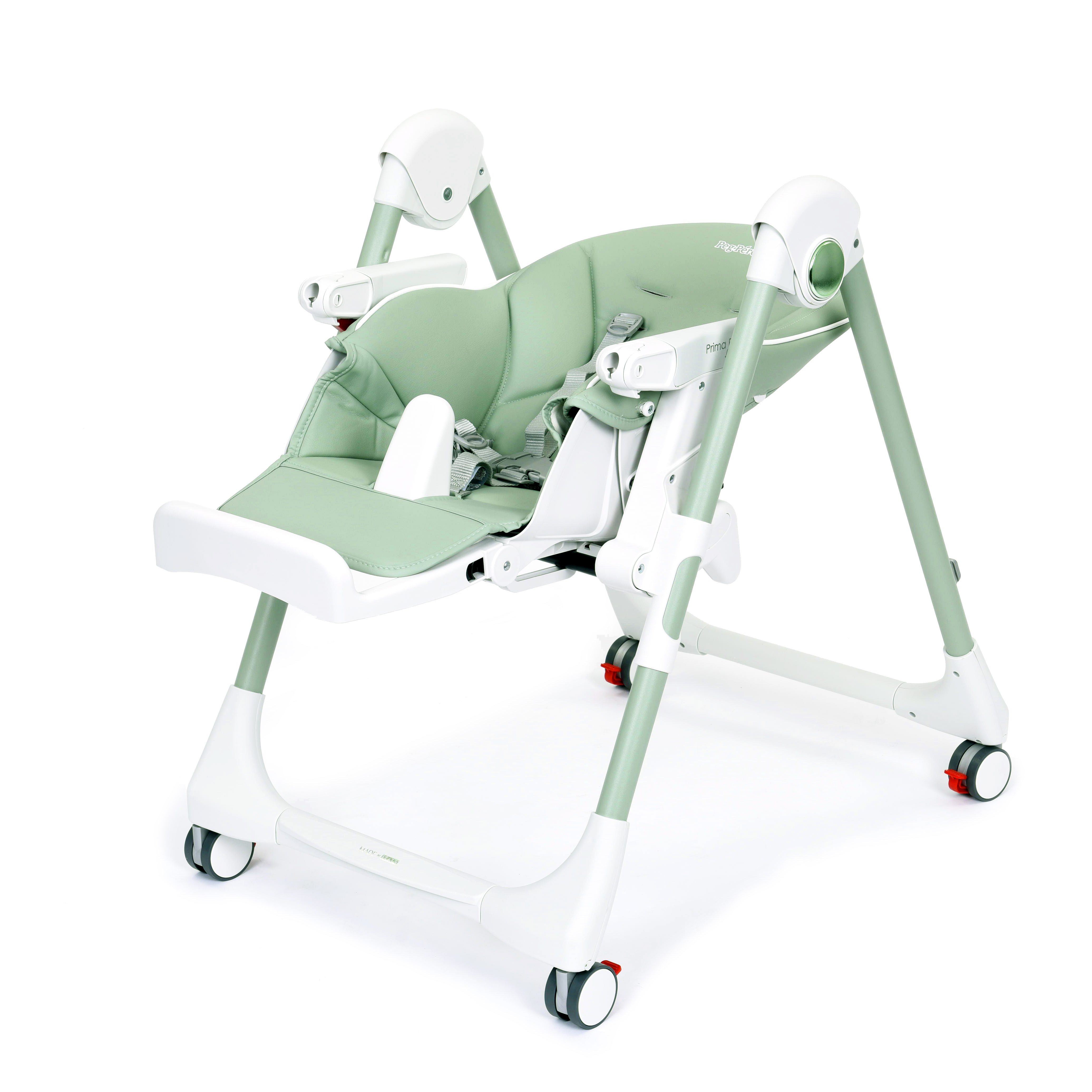 Стульчик для кормления Peg-Perego Prima Pappa Follow Me зеленый - фото 5