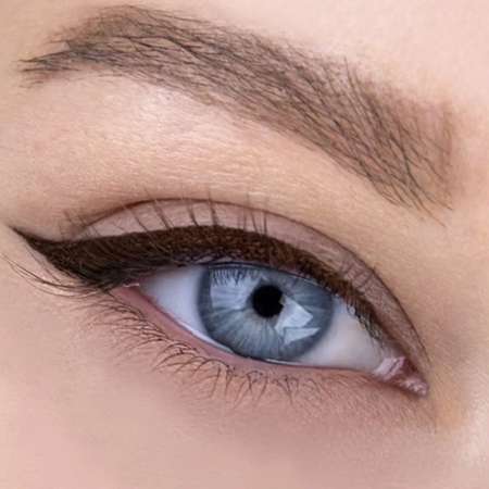 Подводка для глаз Luxvisage фломастер водостойкая perfect color 14h matt finish коричневая