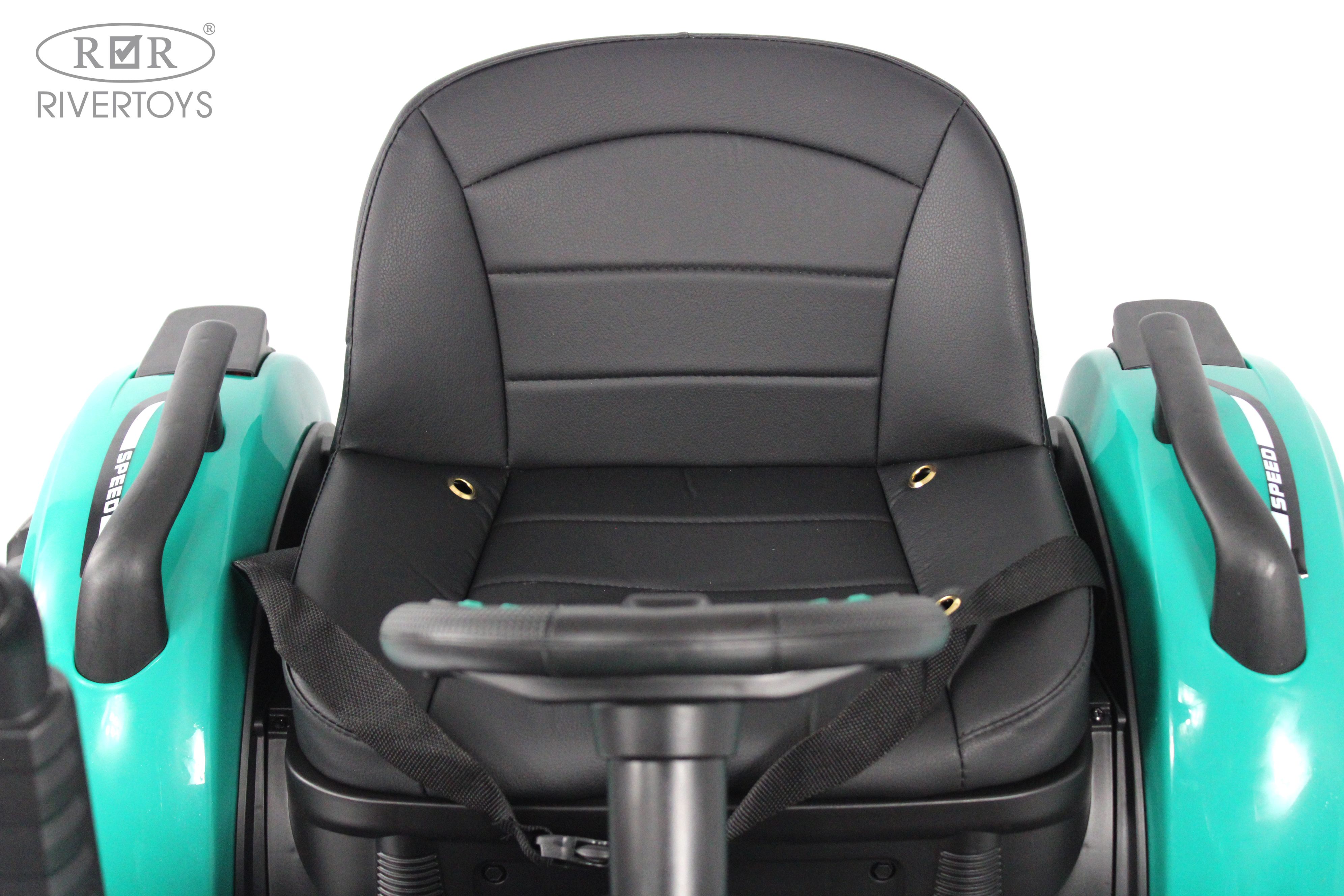 Электромобиль RIVERTOYS М505БХ-GREEN С пультом ДУ - фото 6