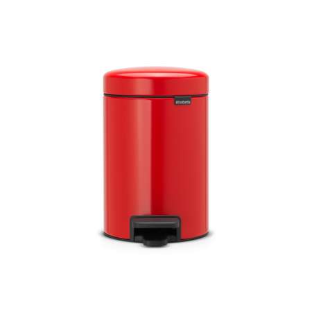 Бак мусорный Brabantia NewIcon с педалью красный 3л 112140