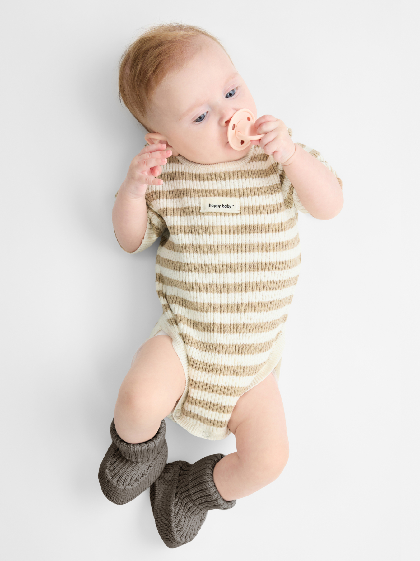 Пинетки Happy Baby 88521-0_coffee - фото 6
