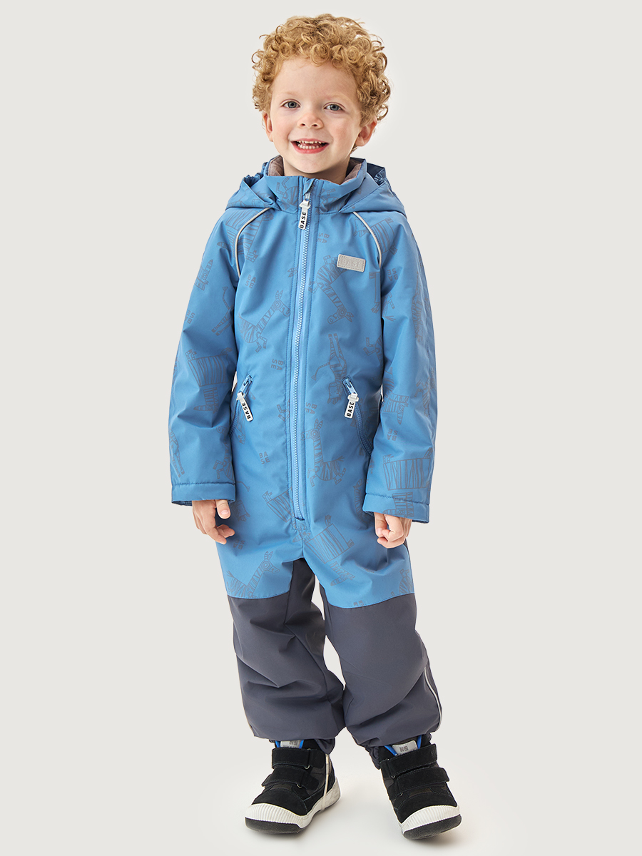 Комбинезон BASE by NIKASTYLE б8м10526 джинс/графит - фото 1