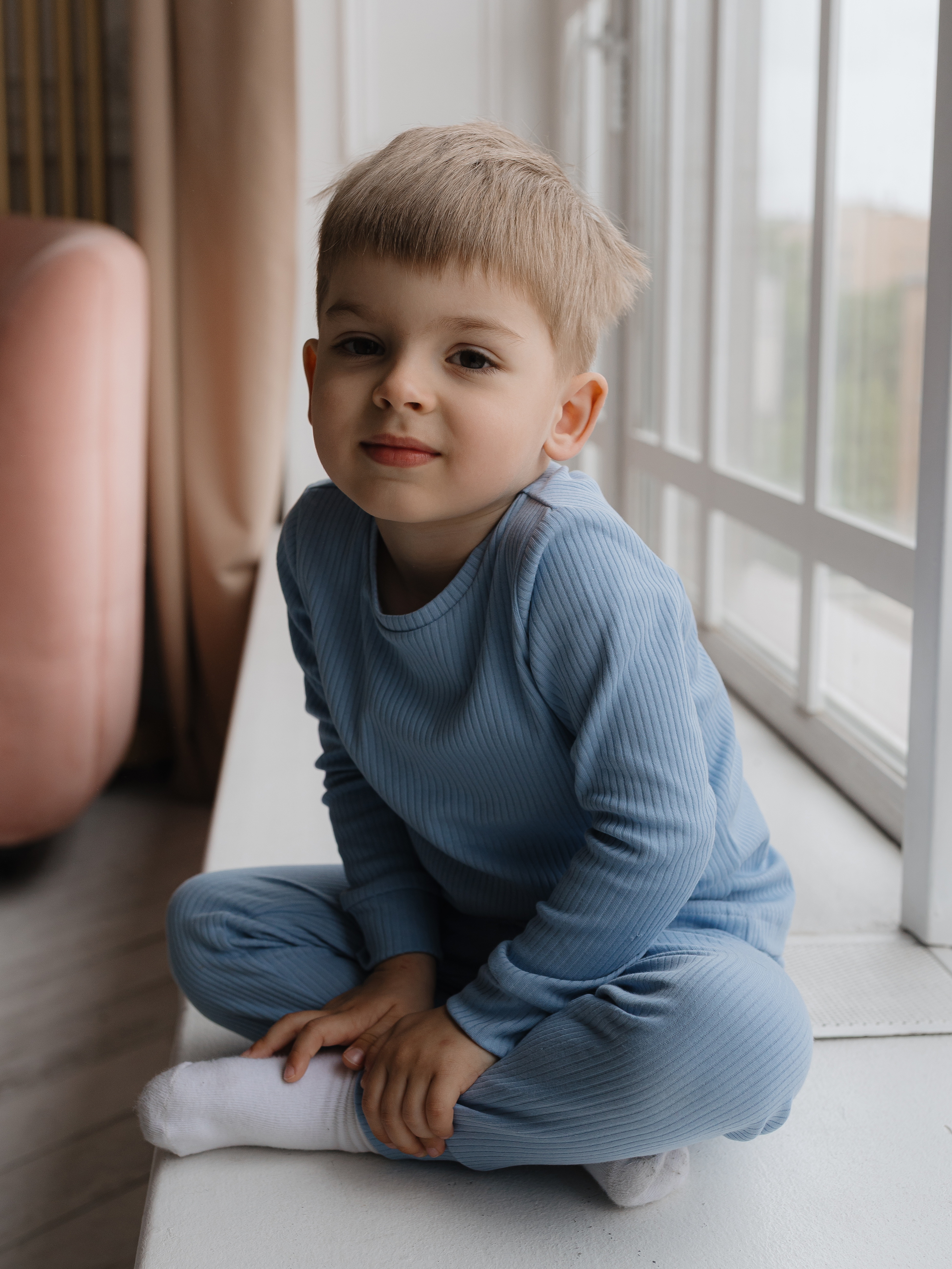 Пижама Alisse dreams ПКБРБ0034/голубой - фото 4