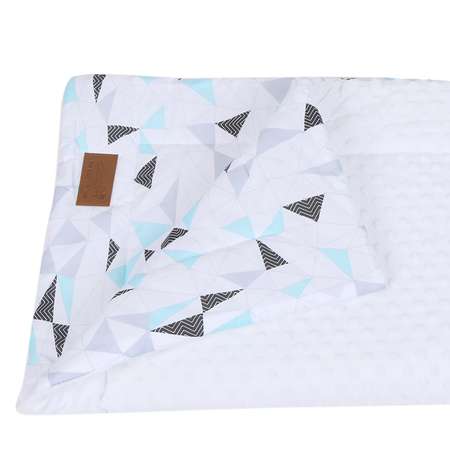 Плед Amarobaby Mild design edition Фигуры Белый
