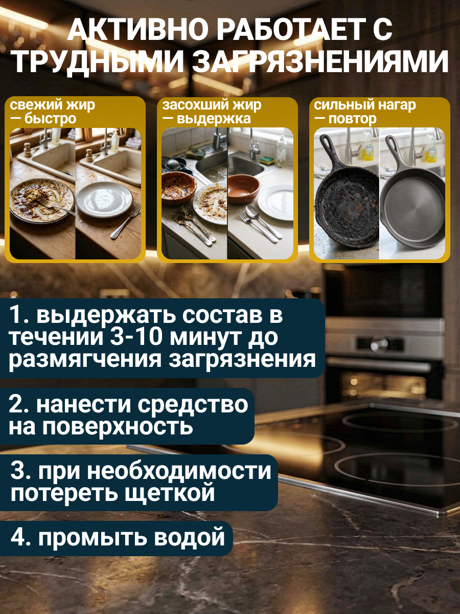 Чистящее средство Cuuto Grion 5000 мл от жира - фото 5