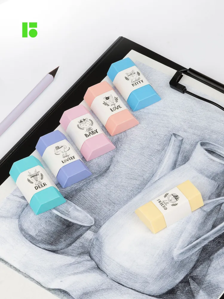 Ластик BERLINGO Pastel 6 шт. - фото 7