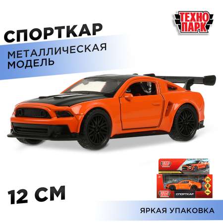 Автомобиль Технопарк Dodge Спорткар оранжевый
