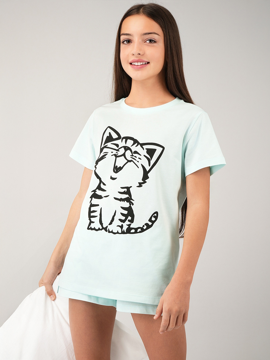 Пижама HappyFox HF9148ментоловый - фото 8