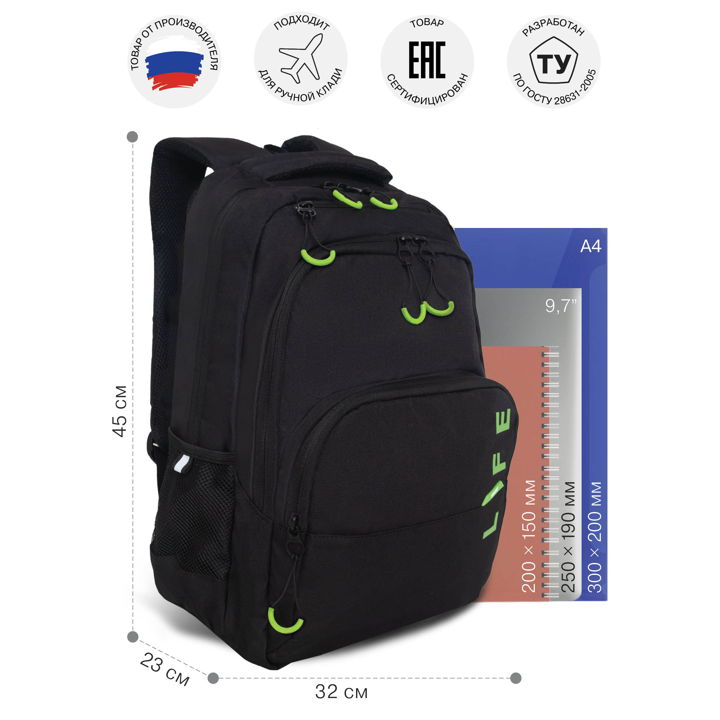 Рюкзак Grizzly - фото 5