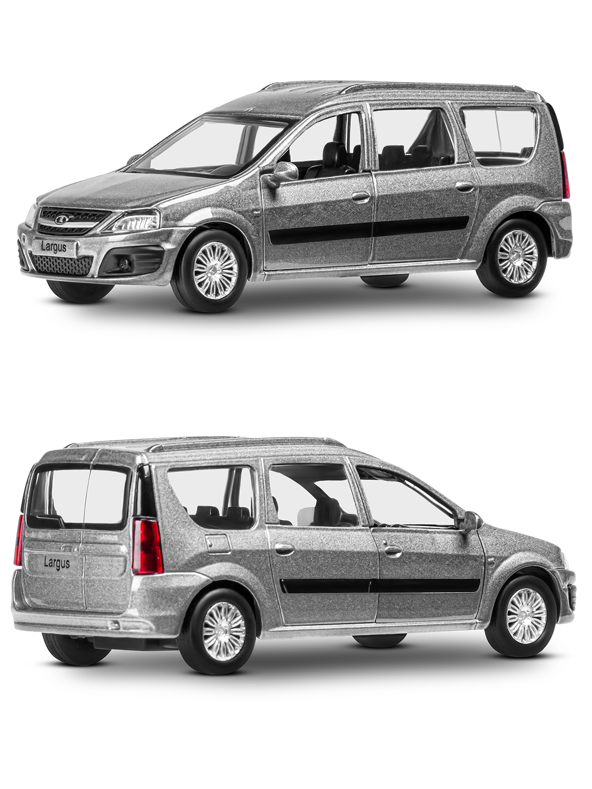 Автомобиль АВТОпанорама LADA Largus 1:43 JB1251625 - фото 9