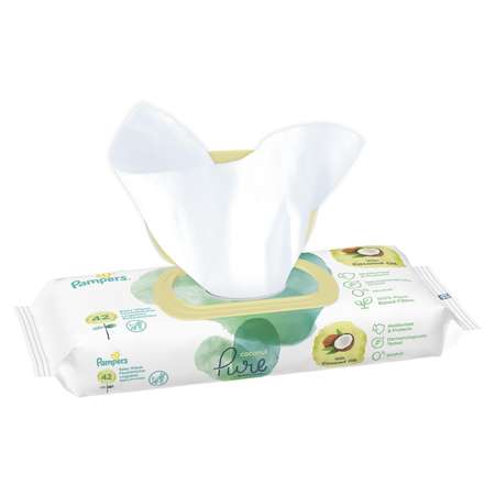 Влажные салфетки Pampers Pure Protection 42 шт.