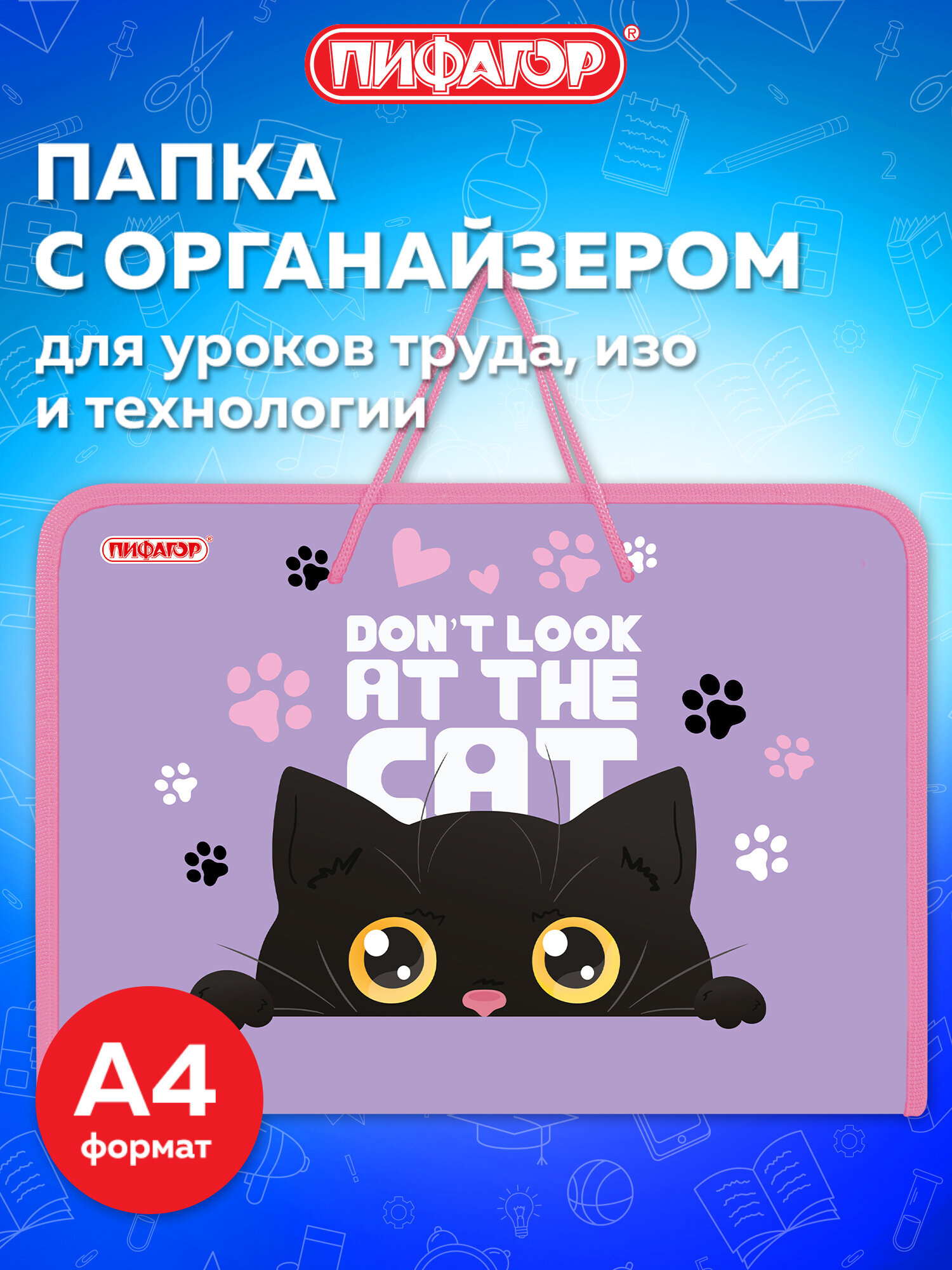 Папка для тетрадей Пифагор А4 - фото 1