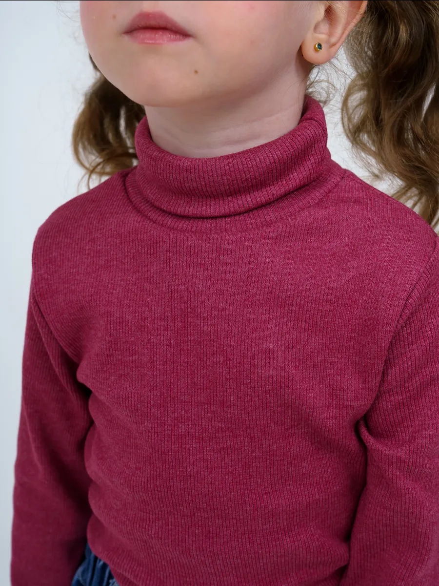 Водолазка TOTEMFOX 231КН2F/бордовый меланж - фото 6