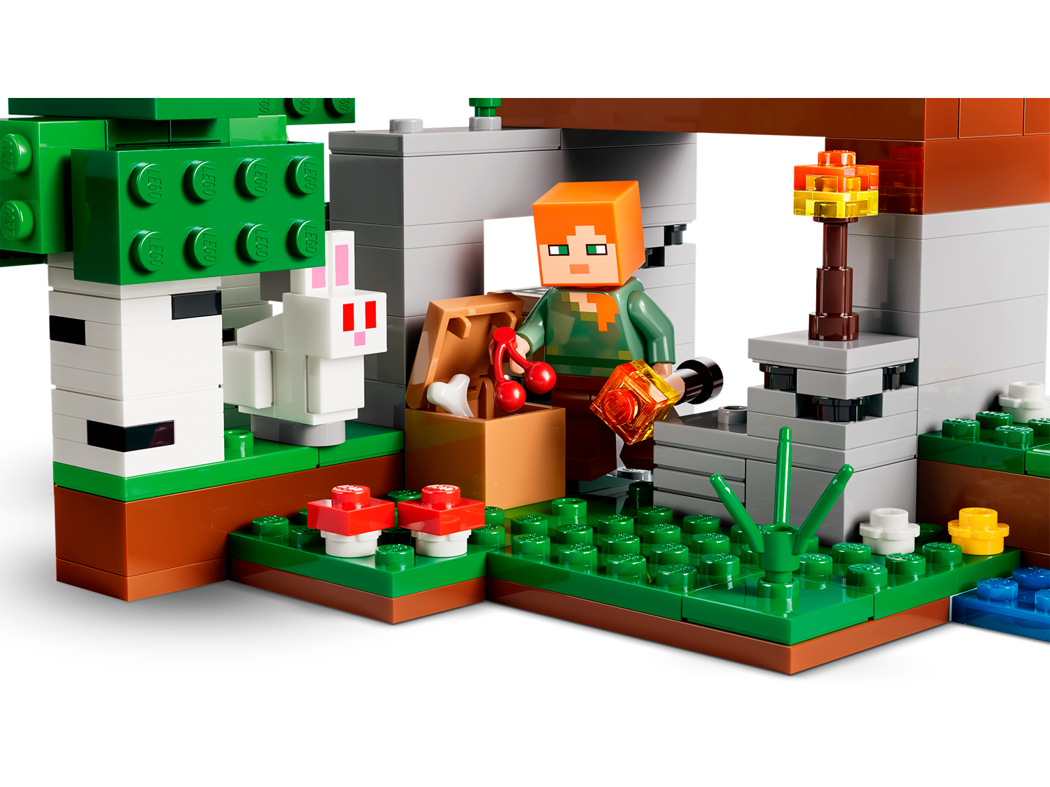 Конструктор LEGO Minecraft Приключение в первую ночь 301 дет. - фото 7