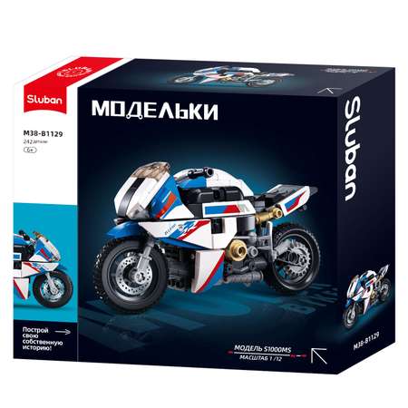 Конструктор SLUBAN Мотоцикл блочный