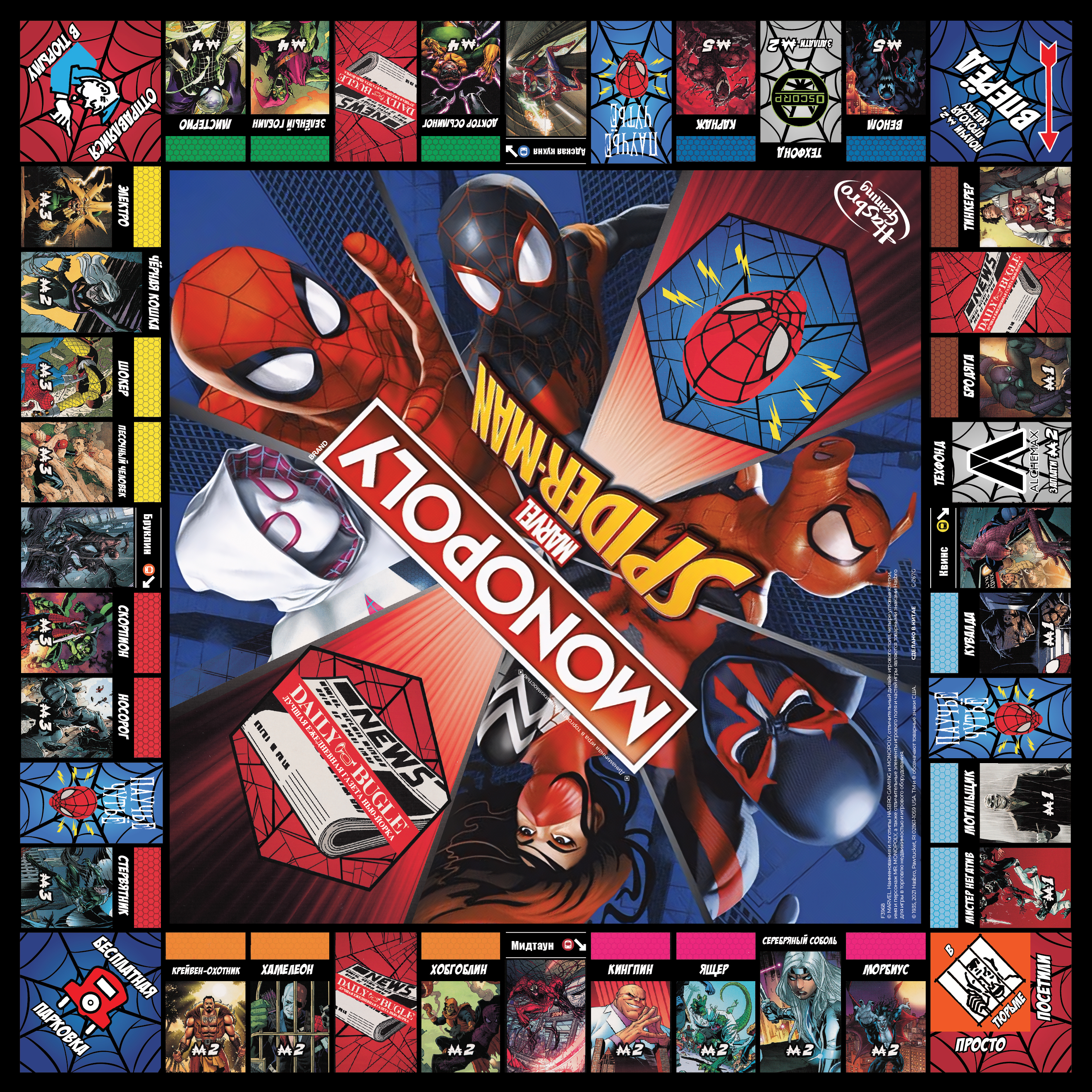 Настольная игра Hasbro Gaming Монополия Человек паук Spider Man - фото 2