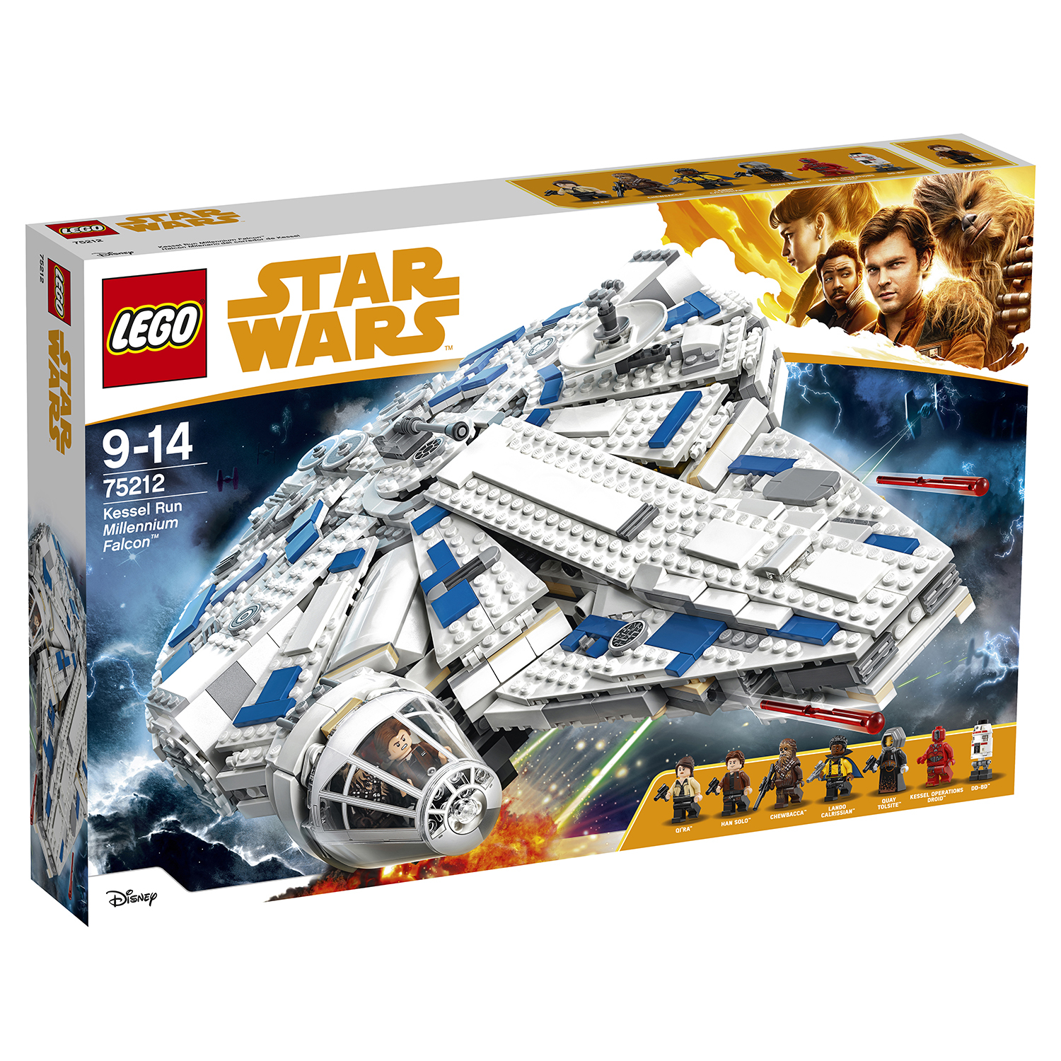 Конструктор LEGO Star Wars Сокол Тысячелетия Дуга Кесселя блочный - фото 2