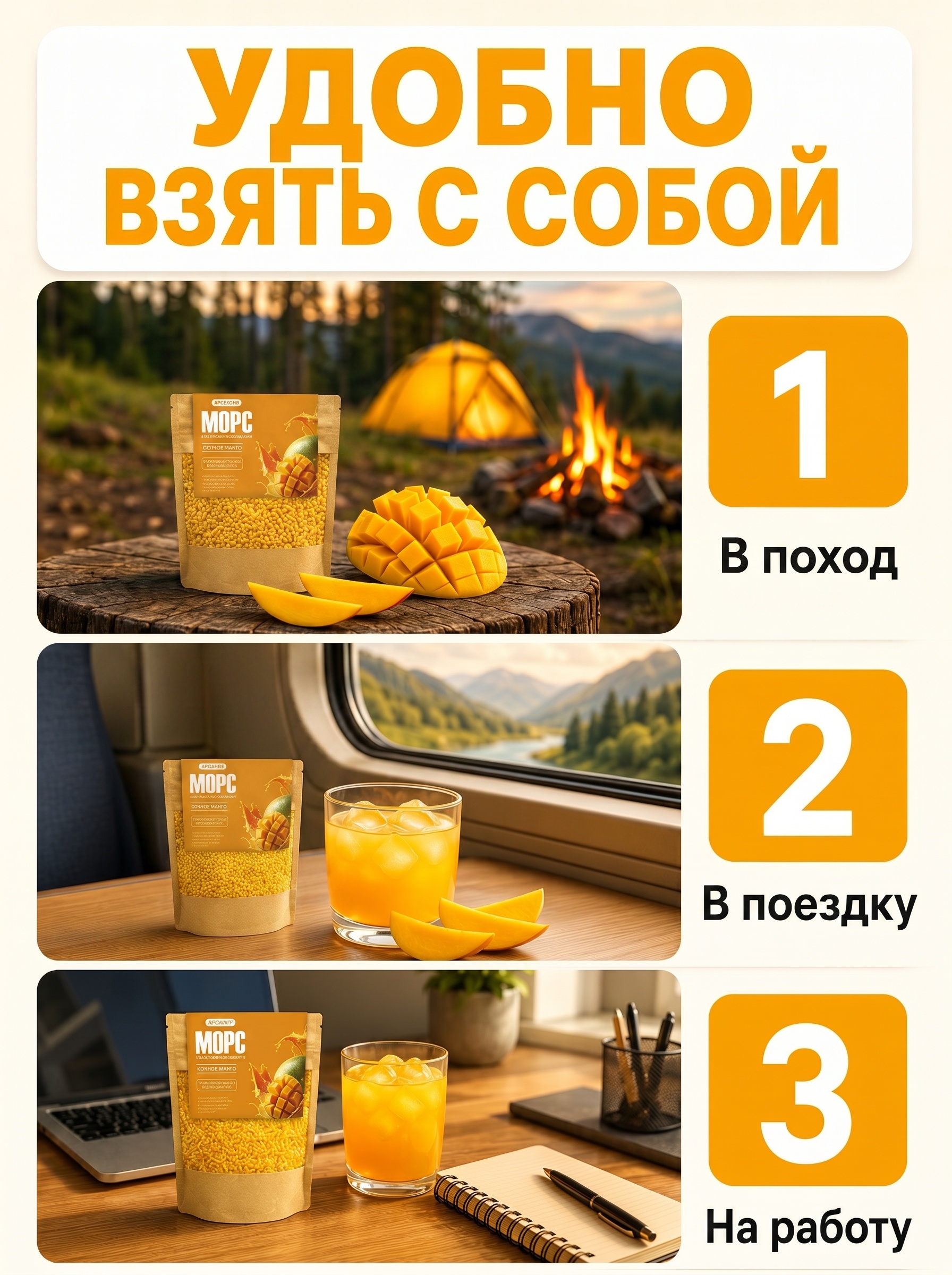 Морс с натуральным соком АРСАНИЯ витаминизированный - фото 3