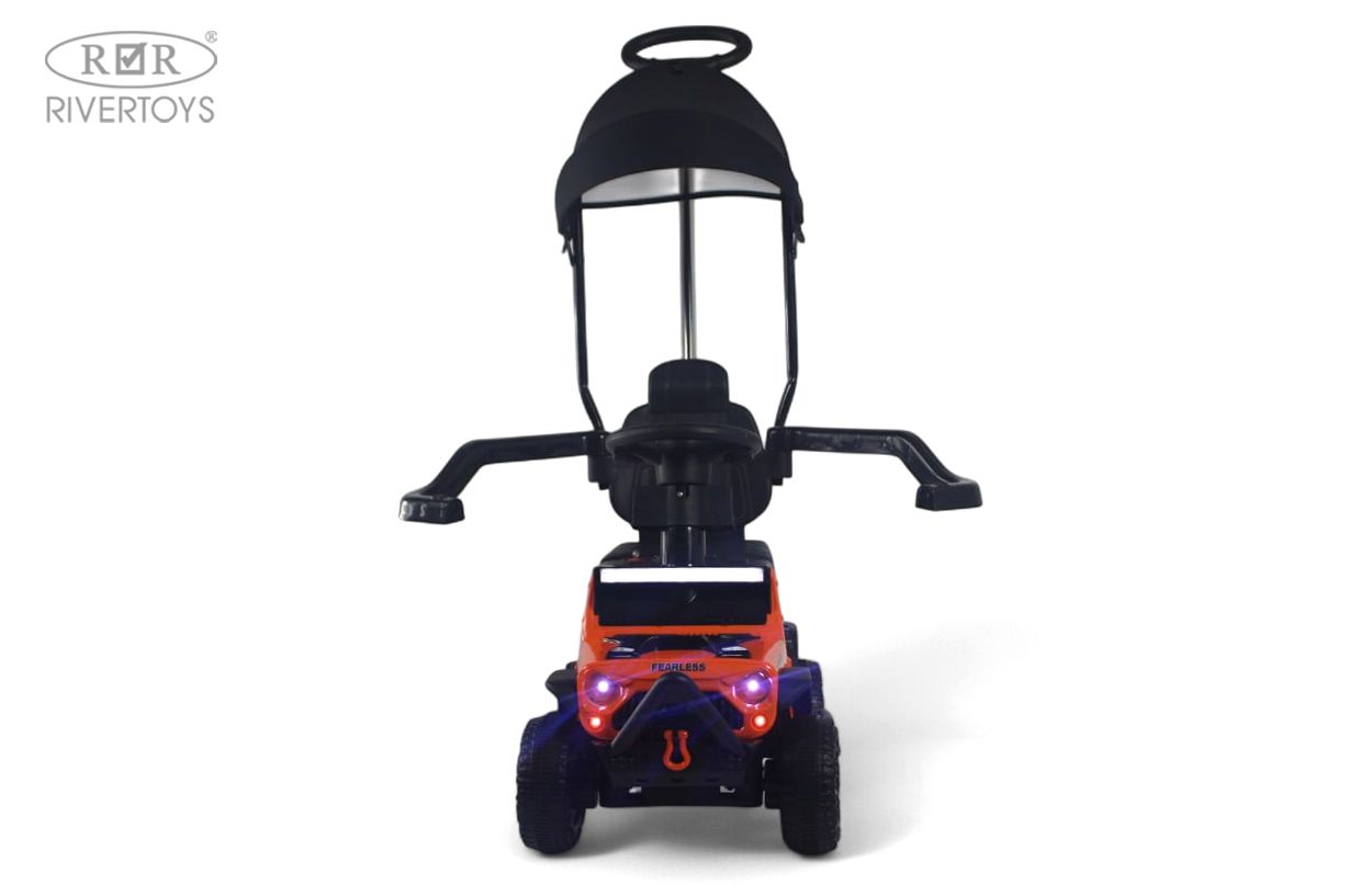 Электромобиль RIVERTOYS G009GG-ORANGE С пультом ДУ - фото 2