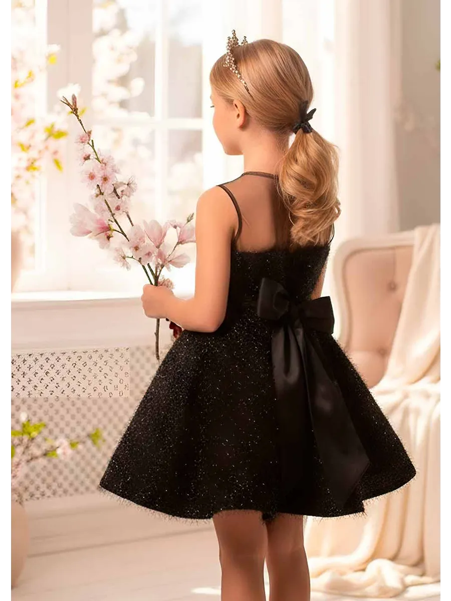 Платье Minilik Платье.Колокольчик.Черное - фото 4