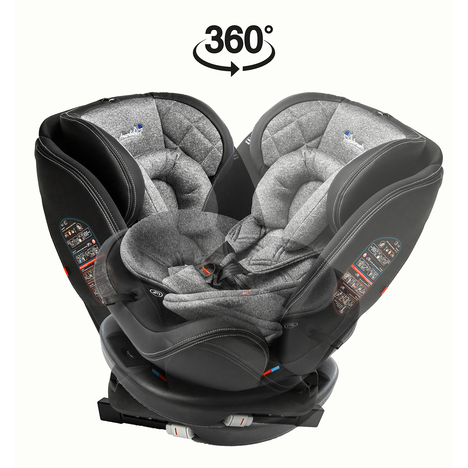 Автокресло Amarobaby Isofix 0+/1/2/3 (0-36 кг) - фото 23
