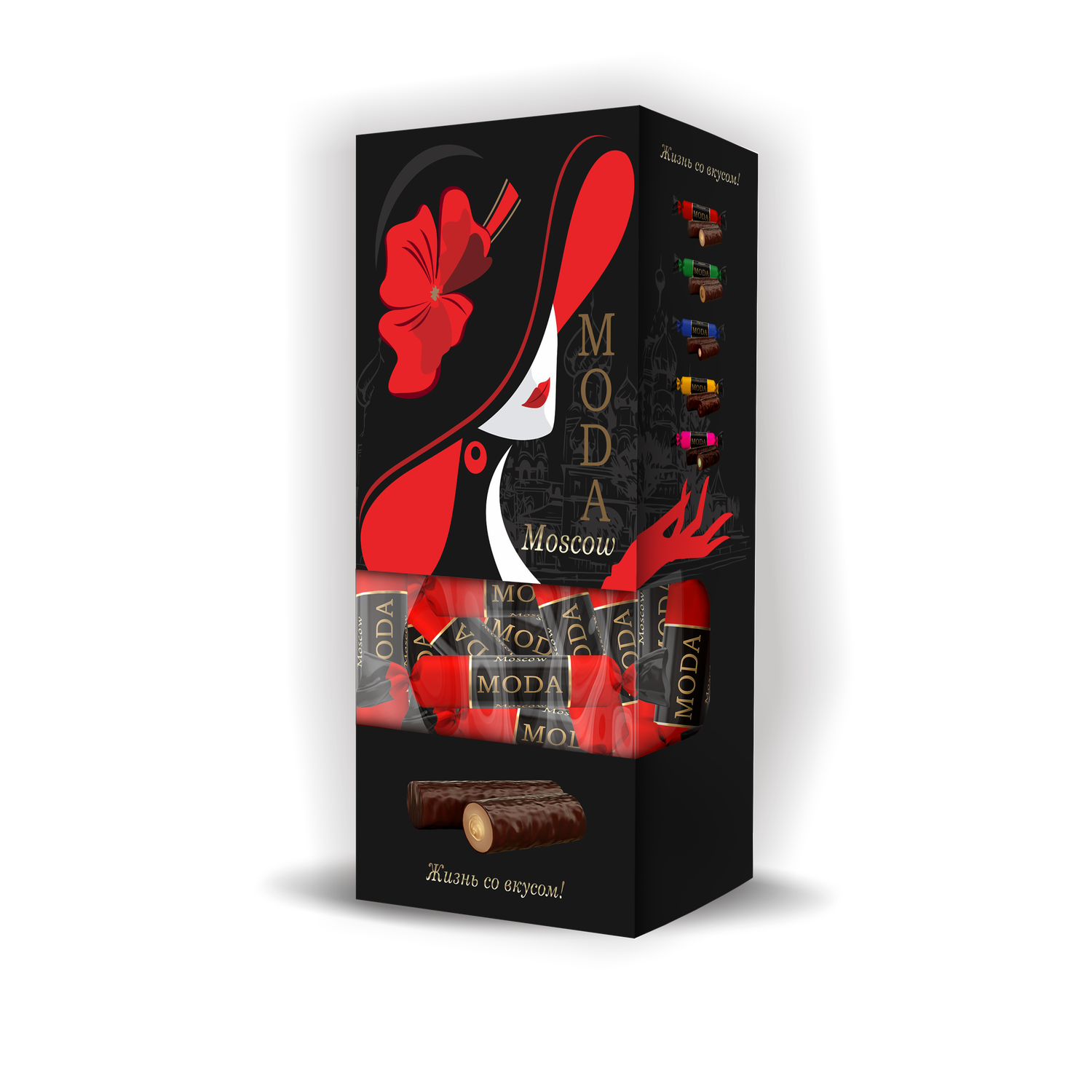 Конфеты MODA New York глазированные с кремовой начинкой 290г в ассортименте - фото 3