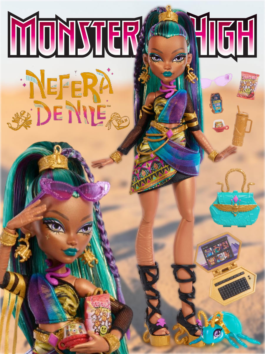 Кукла модельная Monster High Нефера Де Нил Монстер Хай высота 28 см JDR48 - фото 1