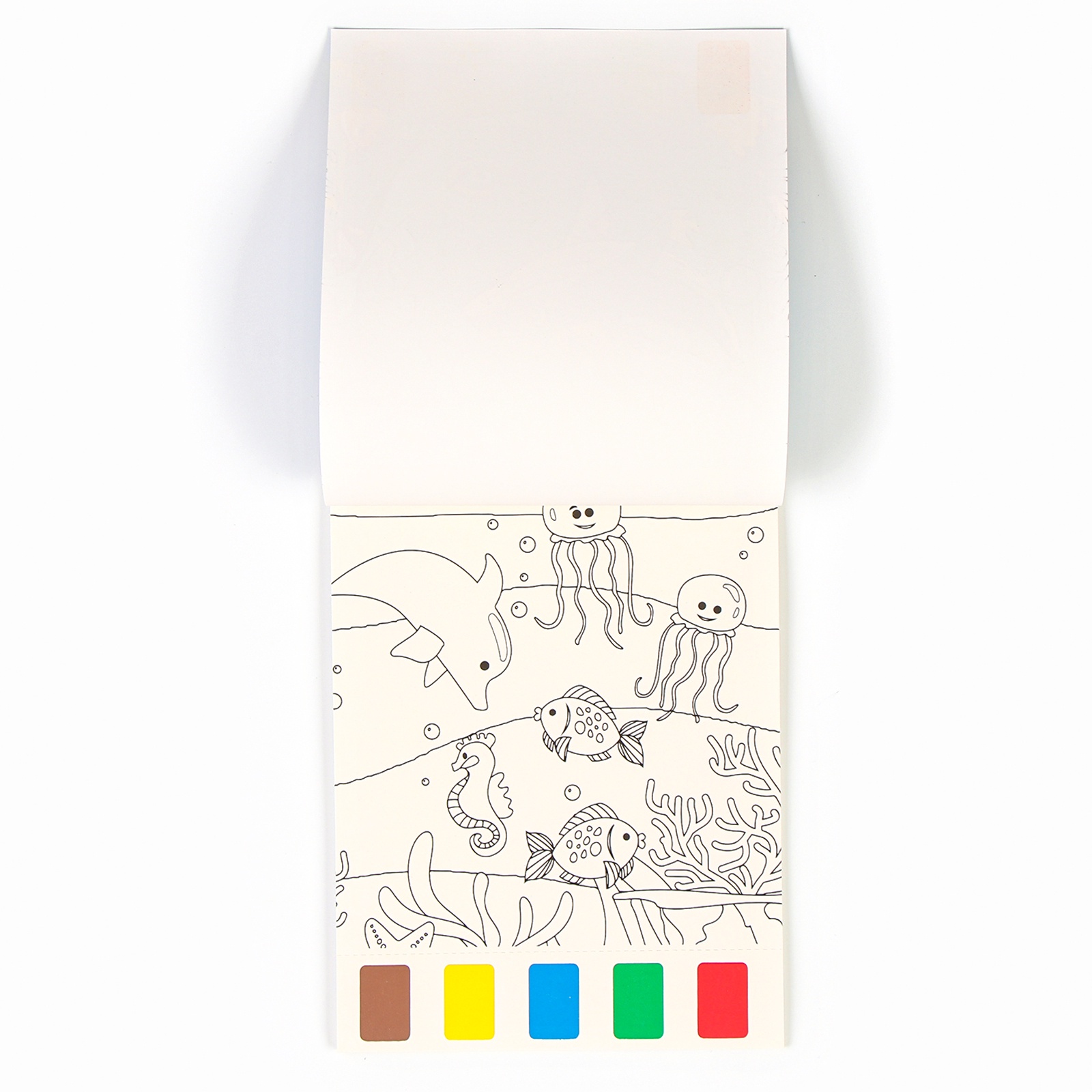 Водная раскраска Sima-Land + кисточка виды МИКС - фото 3