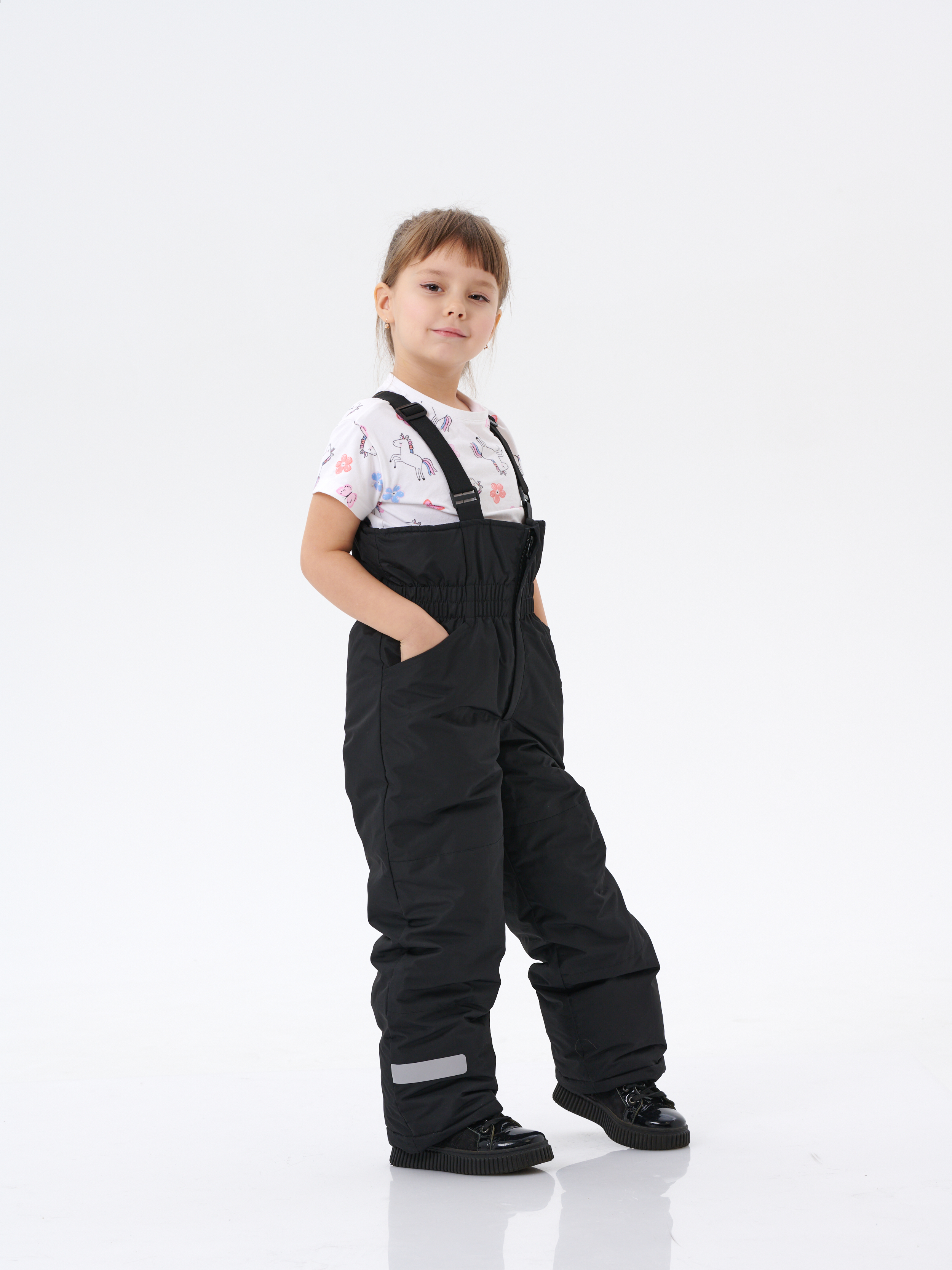 Брюки утепленные КрутышОк Т-067 черные - фото 1