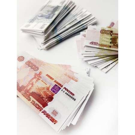 Хлопушка Riota с бумажным конфетти Рублевый бум 40 см