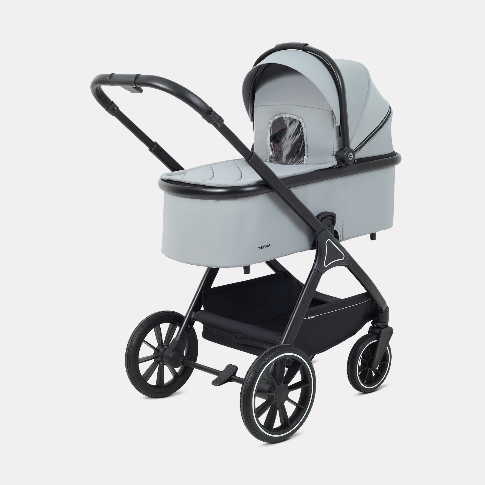 Коляска 2в1 Rant Basic Terra 2в1 серый - фото 3