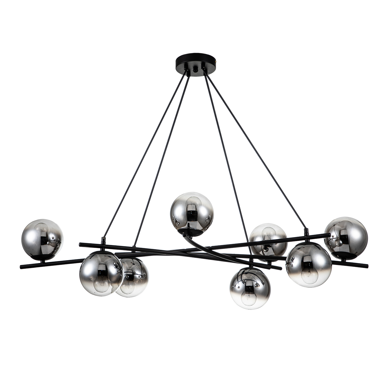 Подвесной светильник ESCADA Escada 1119/8S E14*40W Black - фото 1