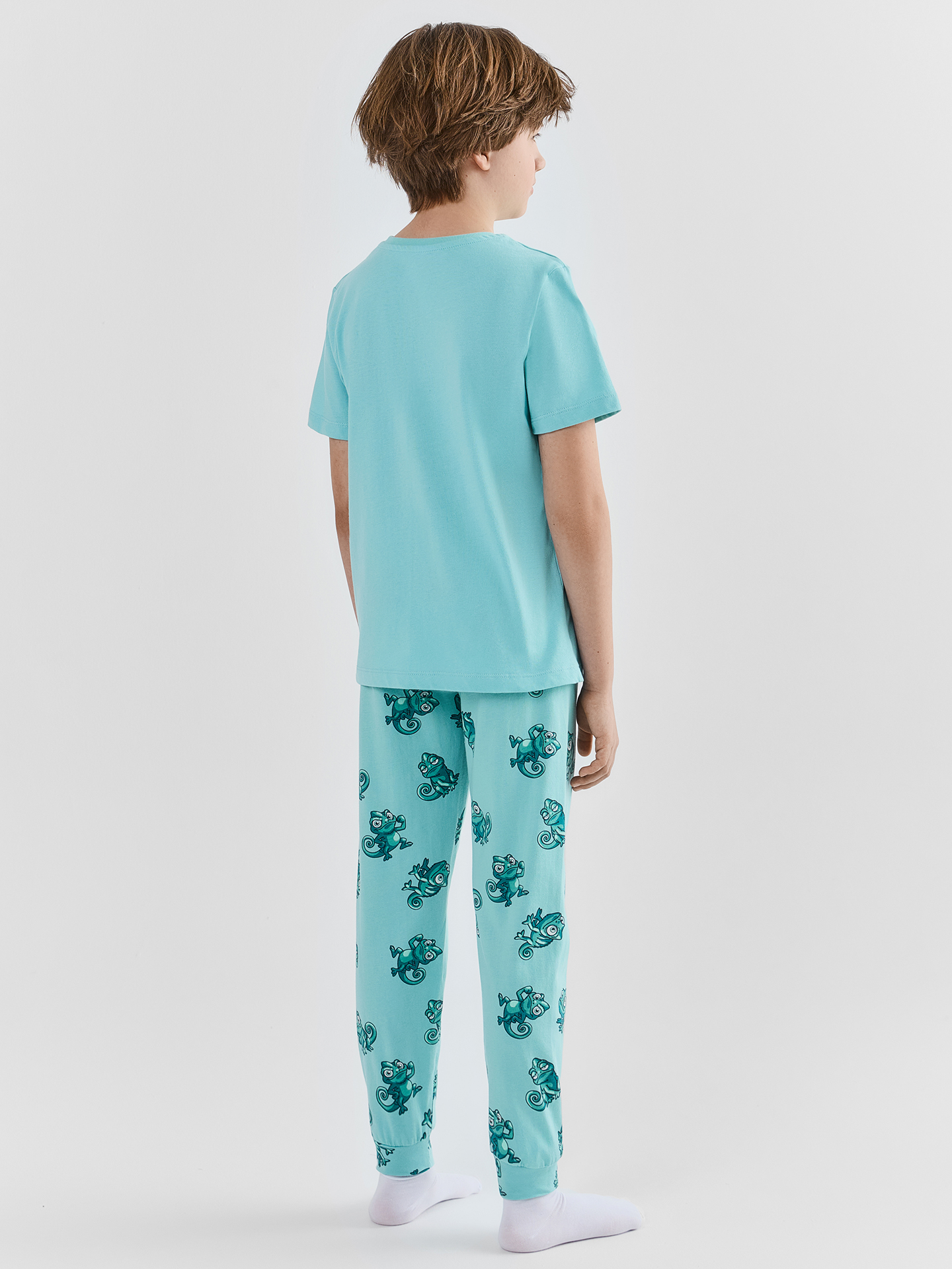 Пижама Mark Formelle (Марк Формэль) 563321/морские блики +хамелеоны на морских бликах - фото 3